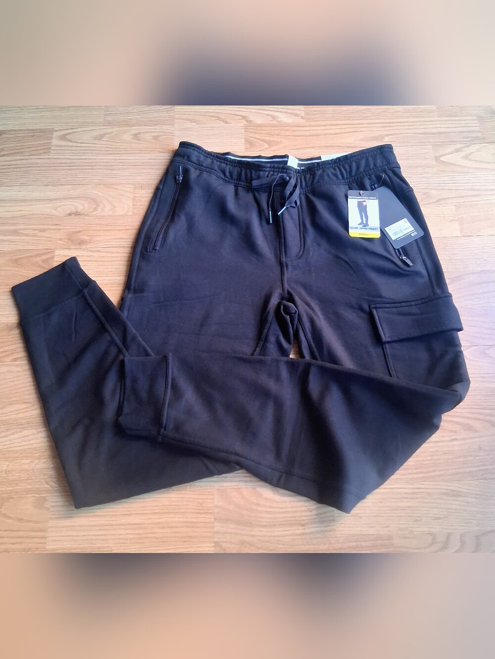 NWT Mens 90 DEGREE Performance Jigger, Sweatpants Bla K Sz S, M MSRP  $68